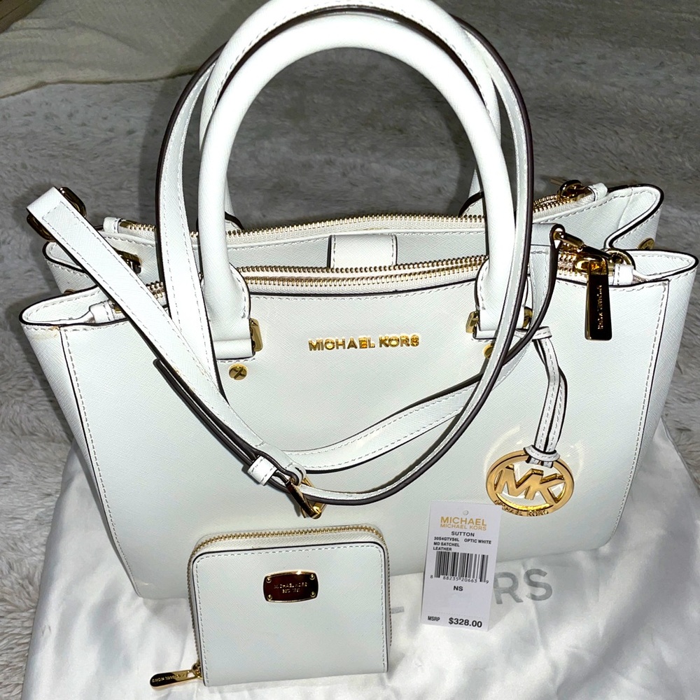 Michael Kors handbag and wallet.